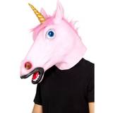 Eventyrfigurer Masker Smiffys Unicorn Latex Maske Pink