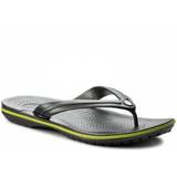 45 ½ - Plast Hjemmesko & Sandaler Crocs Crocband - Graphite/VoltGreen