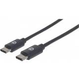 Manhattan USB-kabel Kabler Manhattan Hi-Speed USB C-USB C 2.0 0.5m