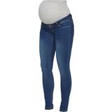 Knapper Graviditet & Amning Mamalicious Slim Fit Maternity Jeans Blue/Blue Denim (20008771)