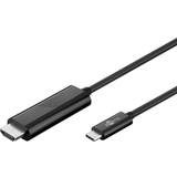 3,0 - Rund Kabler Goobay USB C - HDMI 1.8m