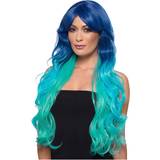 Turkis Parykker Smiffys Fashion Mermaid Wig Wavy Extra Long