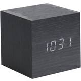 Sort Vækkeure Karlsson Mini Cube Alarm Clock