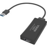 Vision Sort - USB-kabel Kabler Vision USB A - HDMI 0.2m