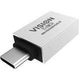 Vision Kabeladaptere Kabler Vision USB C - USB A Adaptor M-F 3.0