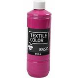 Tekstilmaling på tilbud Textile Color Paint Basic Pink 500ml
