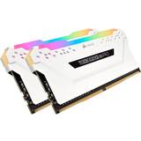 Hvid RAM Corsair Vengeance RGB LED Pro White DDR4 3600MHz 2x8GB (CMW16GX4M2C3600C18W)