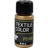 Guld Tekstilmaling Textile Color Paint Pearl Gold 50ml