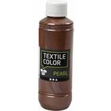 Brun Tekstilmaling Textile Color Paint Pearl Brown 250ml