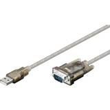 Sølv - USB Kabler Goobay USB A-Seriell RS232 Adapter 2.0 1.5m