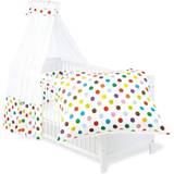 Prikker Sengesæt Børneværelse Pinolino Textile Set for Cot Bed Dots 4pcs