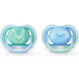 Silikone - Turkis Babyudstyr Philips Avent Ultra Air Pacifier 6-18m, 2-Pack