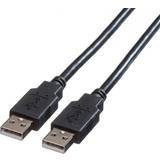 Roline Rund - USB-kabel Kabler Roline USB A-USB A 2.0 0.8m