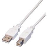 Value Hvid - USB-kabel Kabler Value USB A-USB B 2.0 4.5m