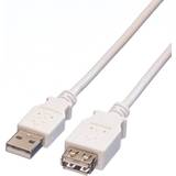 Value Hvid - USB-kabel Kabler Value USB A-USB A M-F 2.0 3m