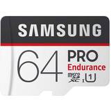 Samsung Hukommelseskort & USB Stik Samsung Pro Endurance microSDXC Class 10 UHS-I U1 100/30MB/s 64GB +Adapter