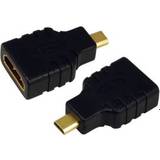 LogiLink Kabeladaptere Kabler LogiLink HDMI - Micro HDMI M-F Adapter