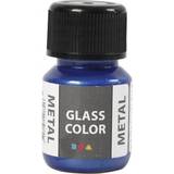 Blå Glasmaling Glass Color Metal Blue 35ml