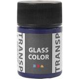 Blå Glasmaling Glass Color Transparent Brilliant Blue 35ml