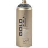 Guld Spraymaling Montana Cans Acrylic Professional Spray Paint Black 400ml