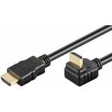 Et stik - HDMI-kabler - High Speed with Ethernet (4K) Goobay HDMI - HDMI (angled) 270° 1.5m
