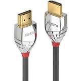 Grå - HDMI-kabler - Han - Han Lindy Cromo Line HDMI-HDMI 10m