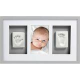 Grå - Træ Fotorammer & Tryk Pearhead Babyprints Deluxe Wall Frame
