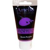 Artello Acrylic Paint Neon Purple 75ml