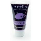 Lilla Akrylmaling Artello Acrylic Brilliant Purple 75ml