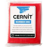Rød Polymer-ler Cernit Number One Red 56g