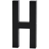 Aluminium - Grå Indretningsdetaljer Design Letters Bogstaver H