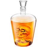 Coolstuff Transparent Karafler, Kander & Flasker Coolstuff Skull Whiskeykaraffel 1L