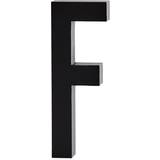 Aluminium - Grå Børneværelse Design Letters Bogstaver F