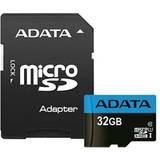 Adata 32 GB Hukommelseskort Adata Premier microSDHC Class 10 UHS-I U1 85/25MB/s 32GB +Adapter