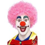 Cirkus & Klovne Parykker Smiffys Crazy Clown Wig Pink