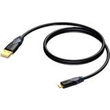 Procab USB-kabel Kabler Procab USB A-USB Micro-A 2.0 1.5m
