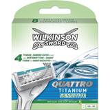 Wilkinson Sword Barberblad Wilkinson Sword Quattro Titanium Sensitive Blades 8-pack