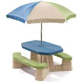 Step2 Legeplads Step2 Naturally Playful Picnic Table with Umbrella