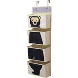 Polyester Vægopbevaring 3 Sprouts Bear Hanging Wall Organizer