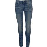 Dame - Elastan/Lycra/Spandex - L33 - W23 Jeans G-Star Lynn Mid Waist Skinny Jeans - Medium Aged