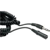 Kabeladaptere - Spiral Kabler Wentronic Coiled 6.3mm-6.3mm M-F 5m