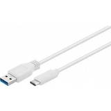 3,0 - Hvid - USB-kabel Kabler Goobay SuperSpeed USB A - USB C 3.0 0.2m