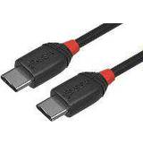 Lindy USB C-USB C - USB-kabel Kabler Lindy Black Line USB C-USB C 3.1 1.5m