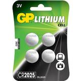 GP Batteries Sølv Batterier & Opladere GP Batteries CR2025 4-Pack