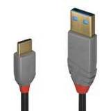 Guld - USB A-USB C - USB-kabel Kabler Lindy Anthra Line USB A-USB C 2.0 2m