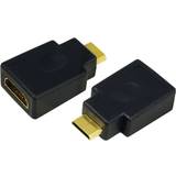 LogiLink Kabeladaptere Kabler LogiLink HDMI - Mini HDMI M-F Adapter