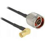 DeLock Angled Coaxial N-RP-SMA 0.3m