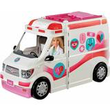 Barbies Legetøj Barbie Emergency Vehicle Transforms Into Care Clinic