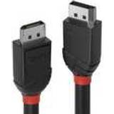DisplayPort-kabler - Rød Lindy Black Line DisplayPort - DisplayPort 2m