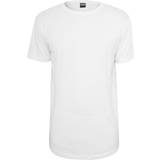 Urban Classics 48 - Bomuld Tøj Urban Classics Formet Lang T-shirt - Hvid